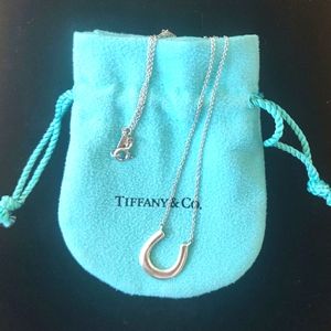 Tiffany & Co sterling silver horseshoe silver necklace